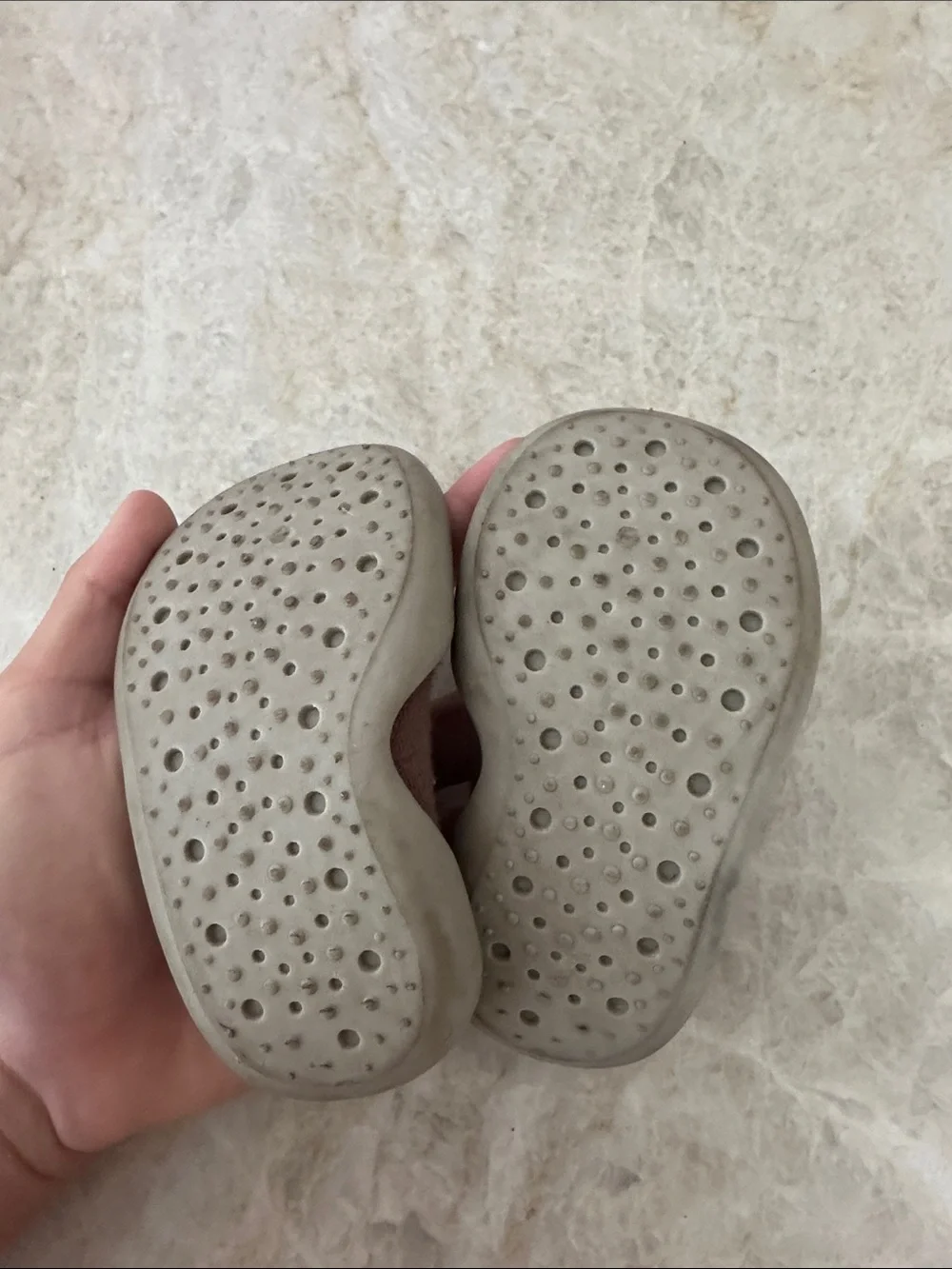 Kids Brown 'Self-Care' Slip-On Sock Shoes
